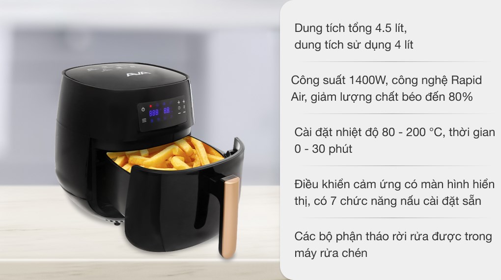 Nồi chiên không dầu AVA AF358T 4 lít