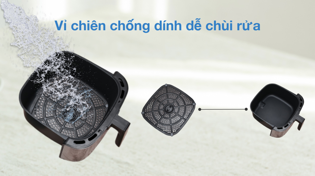 Nồi chiên không dầu AVA KDF-593D 7.5 lít